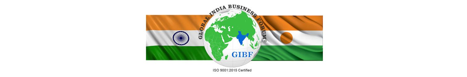 India  Niger Business and Cultural Council and GIBF logo 